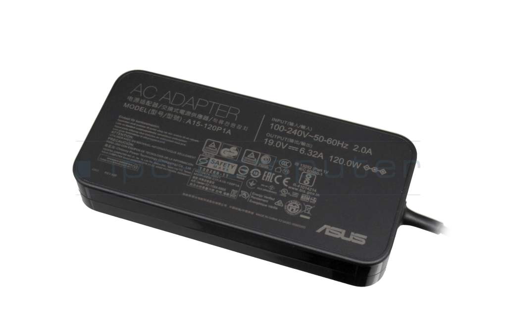 Chargeur 120 watts arrondie original pour Asus ROG GL752VW - ipc