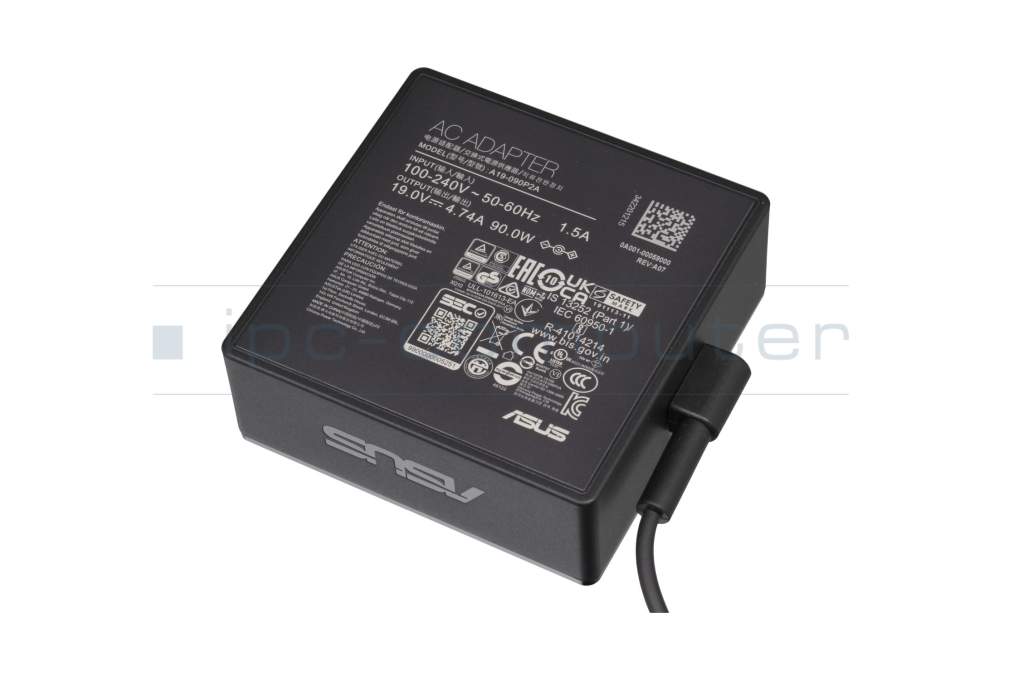 Chargeur 90 watts original pour Asus Zenbook Pro 17 UM6702RA - ipc