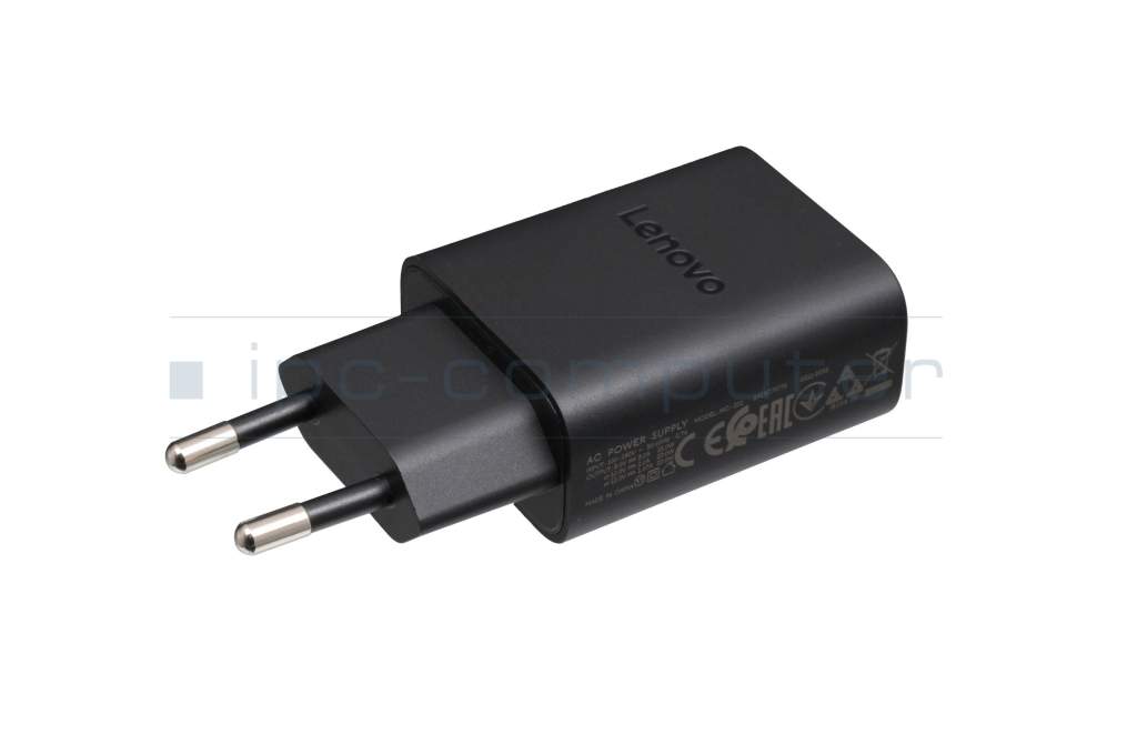 Chargeur USB 20 watts EU wallplug original pour Lenovo Tab P11 Plus  (TB-J616F, TB-J616X) 