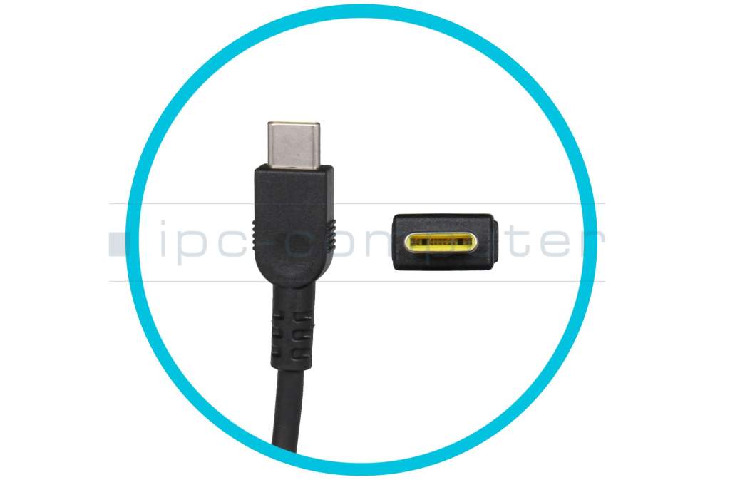 Chargeur USB-C 65 watts normal original pour Lenovo ThinkPad P14s Gen 2  (20VX/20VY) 