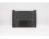 Lenovo C-Abdeckung mit Tastatur, Englisch (US, Euro), Schwarz, Ohne_Hintergrundbeleuchtung pour Lenovo IdeaPad S145-14AST (81ST)