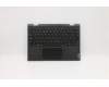 Lenovo C-Abdeckung mit Tastatur, Englisch (GB), Ohne_Hintergrundbeleuchtung pour Lenovo 300e 2nd Gen (81M9)