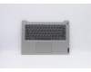 Lenovo C-Abdeckung mit Tastatur, Deutsch, Platingrau, Nicht_beleuchtet, Fingerabdruck pour Lenovo IdeaPad 3-14ADA05 (81W0)