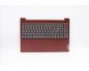 Lenovo C-Abdeckung mit Tastatur, Französisch/Arabisch, Korallenrot, Nicht_beleuchtet, Ohne_Fingerabdruckscanner pour Lenovo IdeaPad 3-15ADA05 (81W1)