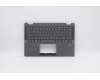Lenovo C-Abdeckung mit Tastatur, Bulgarisch, Grau, Hintergrundbeleuchtung, Fingerabdruck pour Lenovo IdeaPad Flex 5-14ITL05 (82HS)