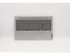 Lenovo C-Abdeckung mit Tastatur, Griechisch, Platingrau, Hintergrundbeleuchtung, Fingerabdruck pour Lenovo IdeaPad 5-15ALC05 (82LN)