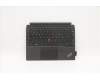 Lenovo MECH_ASM BacklitKB EuroSpanish FPR Black pour Lenovo ThinkPad X12 Detachable (20UW/20UV)