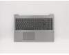 Lenovo C-Abdeckung mit Tastatur, Englisch (GB), Platingrau pour Lenovo IdeaPad L340-15API (81LW)
