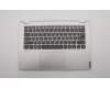 Lenovo C-Abdeckung mit Tastatur, USA – Englisch, Platingrau, Ohne_Hintergrundbeleuchtung, Ohne_Fingerabdruckscanner pour Lenovo Flex-14API (81SS)