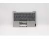 Lenovo C-Abdeckung mit Tastatur, Englisch (US, Euro), Platingrau, Ohne_Hintergrundbeleuchtung pour Lenovo IdeaPad Slim 1-11AST-05 (81VR)