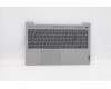 Lenovo C-Abdeckung mit Tastatur, USA – Englisch, Platingrau, Ohne_Hintergrundbeleuchtung, Ohne_Fingerabdruckscanner pour Lenovo IdeaPad 5-15ALC05 (82LN)