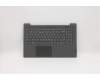 Lenovo C-Abdeckung mit Tastatur, Englisch (US, Euro), Platingrau, Ohne_Hintergrundbeleuchtung, Ohne_Fingerabdruckscanner pour Lenovo IdeaPad 5-15ALC05 (82LN)