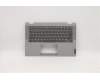Lenovo C-Abdeckung mit Tastatur, Spanisch, Platingrau, Hintergrundbeleuchtung, Ohne_Fingerabdruckscanner pour Lenovo IdeaPad Flex 5-14IIL05 (81WS/81X1)