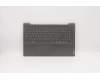 Lenovo C-Abdeckung mit Tastatur, Englisch (GB), Platingrau, Hintergrundbeleuchtung, Fingerabdruck pour Lenovo IdeaPad 5-15ALC05 (82LN)