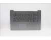 Lenovo C-Abdeckung mit Tastatur, Englisch (US, Euro), Fingerabdruck pour Lenovo IdeaPad 3-17ITL6 (82H9)