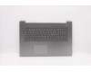 Lenovo C-Abdeckung mit Tastatur, Schweiz, Arktisgrau, Ohne_Fingerabdruckscanner pour Lenovo IdeaPad 3-17ITL6 (82H9)