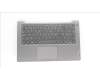 Lenovo C-Abdeckung mit Tastatur, Belgisch, Arktisgrau, Fingerabdruck pour Lenovo IdeaPad 3-14ABA7 (82RM)