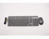 Lenovo Tastatur_Maus, Kabellos, Tschechisch/Slowakisch, Sturmgrau, Nicht beleuchtet pour Lenovo IdeaCentre AIO 5-24IOB6 (F0G3)