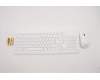 Lenovo Tastatur_Maus, 2,4 G, Arabisch, Weißgrau, Nicht beleuchtet pour Lenovo IdeaCentre A340-22IGM (F0EA)