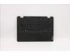 Lenovo C-Abdeckung mit Tastatur, Englisch (US, Euro), Schwarz pour Lenovo 14w Gen 2 (82N8/82N9)
