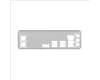 Asus 13020-08243400 I/O Shield 6USB/KM/HDMI/LAN/3AO/F1