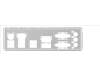 Asus 13020-08246700 I/O Shield 6USB/KM/DP/HDMI/VGA/COM/LAN/3AO/F1