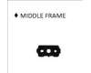 Asus UX8402ZE-2K MB MIDDLE FRAME pour Asus ZenBook Pro 14 Duo UX8402ZE