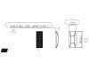 Asus UM5401QA-8K BTM BACK RUBBER pour Asus ZenBook 14X OLED UM5401QA
