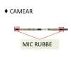 Asus NR2202RX MIC RUBBER pour Asus GX650RX