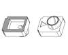 Asus C424MA NTH MIC RUBBER pour Asus C424MAR