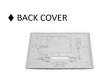 Asus M3700WUA BACK COVER WHITE pour Asus M3700WUAK