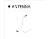 Asus L2402 WIFI AUX ANTENNA pour Asus L2402CYA