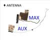 Asus K6501ZM WIFI AUX ANTENNA pour Asus VivoBook Pro 15X M6501RM