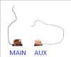 Asus B5302CBA WIFI ANTENNA MAIN 208MM pour Asus B5302FBA