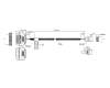 Asus SLIM ODD SATA CBL 15P/6P L200 pour Asus S340MF