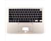 Apple Top Case with Keyboard ANSI US (Original) - Gold, Apple MacBook Air 13 (2022) pour Apple MacBook Air M2 (13" 2022) A2681