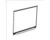 HP LCD bezel with cap for HP pour HP Pavilion Aero 13-be1000