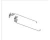 HP Display hinges with rubber pour HP Omen 16-wf0000