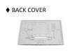 Asus M3700WUA BACK COVER BALCK pour Asus M3700WUAK
