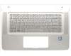 841266-031 HP TOP COVER W KB SVR ISK BL UK