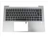 HP TOPCVR W/KB BL PVCY GR pour HP EliteBook 845 G7