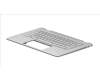 HP TOP COVER PKS W KB SNW UK pour HP Chromebook x360 14a-ca0000