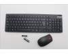Lenovo KYB_MOUSE Eos3 2.4G KM BLK Dutch pour Lenovo ThinkCentre M70q Gen 6 (13HE)