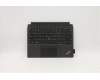 Lenovo MECH_ASM Backlit KB Bulgarian FPR Black pour Lenovo ThinkPad X12 Detachable (20UW/20UV)