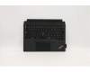 Lenovo MECH_ASM Backlit KB Japanese FPR Black pour Lenovo ThinkPad X12 Detachable (20UW/20UV)