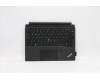 Lenovo MECH_ASM Backlit KB Norwegian FPR Black pour Lenovo ThinkPad X12 Detachable (20UW/20UV)