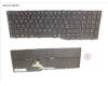 Fujitsu KEYBOARD BLACK W/ BL SWISS pour Fujitsu LifeBook E4512