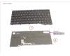 Fujitsu KEYBOARD BLACK W/ BL GERMANY pour Fujitsu LifeBook U7312