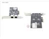 Fujitsu LAN CONTROLLER N-700 INTEL (2 PORT) FH pour Fujitsu Esprimo P9011