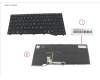Fujitsu KEYBOARD BLACK W/ BL GERMANY (NEW_FN) pour Fujitsu LifeBook U7312